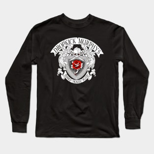 Flower and skull punk band dropkick Long Sleeve T-Shirt